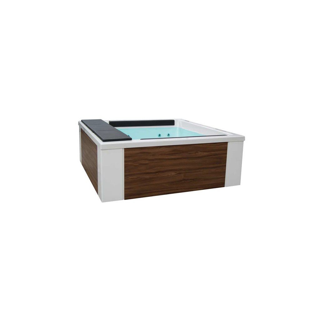 Jacuzzi Quantum: Spa de lujo para 4 personas, interior y exterior.