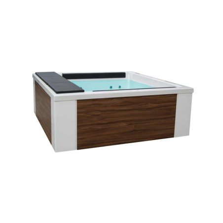 Jacuzzi Quantum: Spa de lujo para 4 personas, interior y exterior.