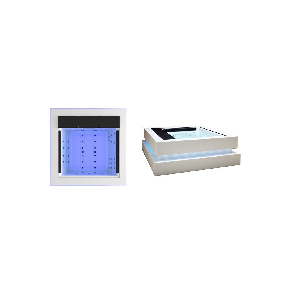 Jacuzzi Cube Spa für 4 Personen mit ECO SPA System und LED-Beleuchtung