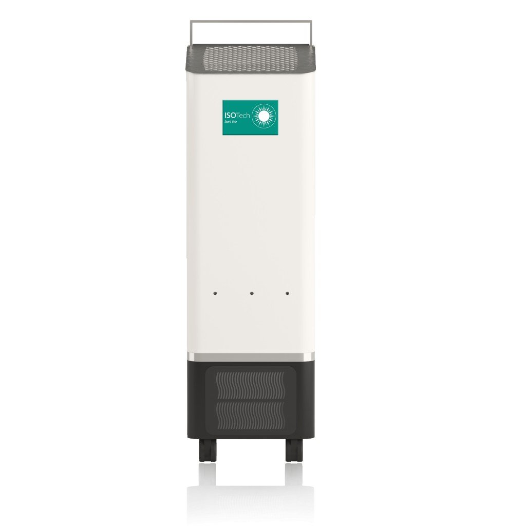Purificador de ar Cleaning Air T12 com filtro HEPA e UV‑C - limpeza e desinfeção