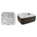 Jacuzzi J-415 Spa Compacto con Jets Power Pro y Filtración Avanzada - -JACUZZI
