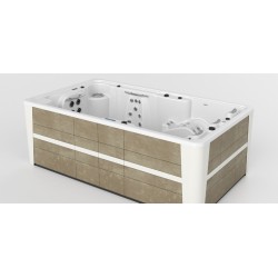 Jacuzzi Fitness Hidromasaje con Corriente y LED - -JACUZZI