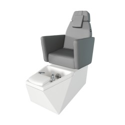 NeoBeauty Sillón de Pedicura SPA LED Grey de Alta Gama - Sillones Pedicura y bañeras