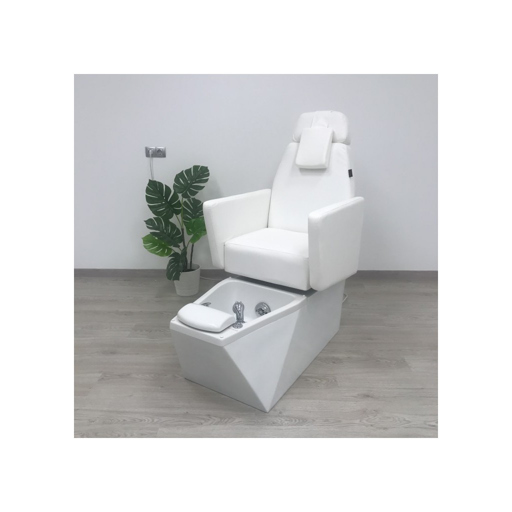 Poltrona per pedicure motorizzata con LED e tapizzato in PU - NeoBeauty