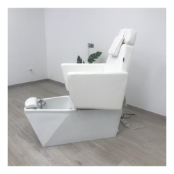 Poltrona per pedicure motorizzata con LED e tapizzato in PU - NeoBeauty
