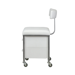 Taburete Plus Pedicura con Respaldo y Cajones Personalizables