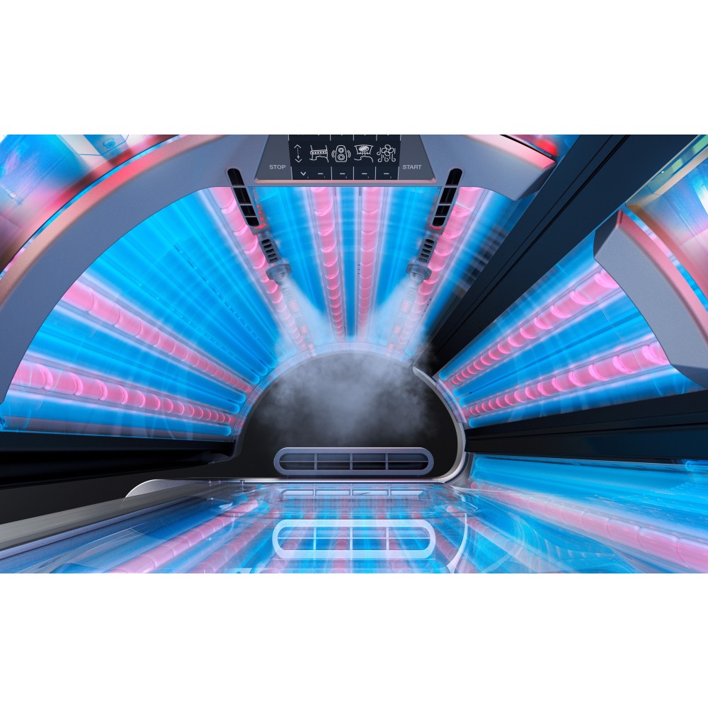 Megasun P9S HybridSun Solarium com LEDs UVA e UVB -Megasun -Megasun Solarium