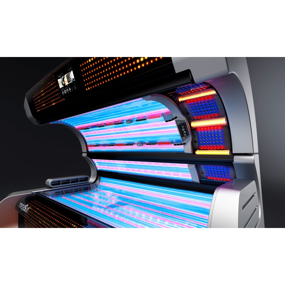 Megasun P9S HybridSun Solarium com LEDs UVA e UVB -Megasun -Megasun Solarium