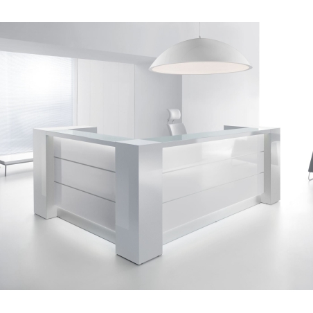 Mostrador de Recepción LAV Rectangular Elegante