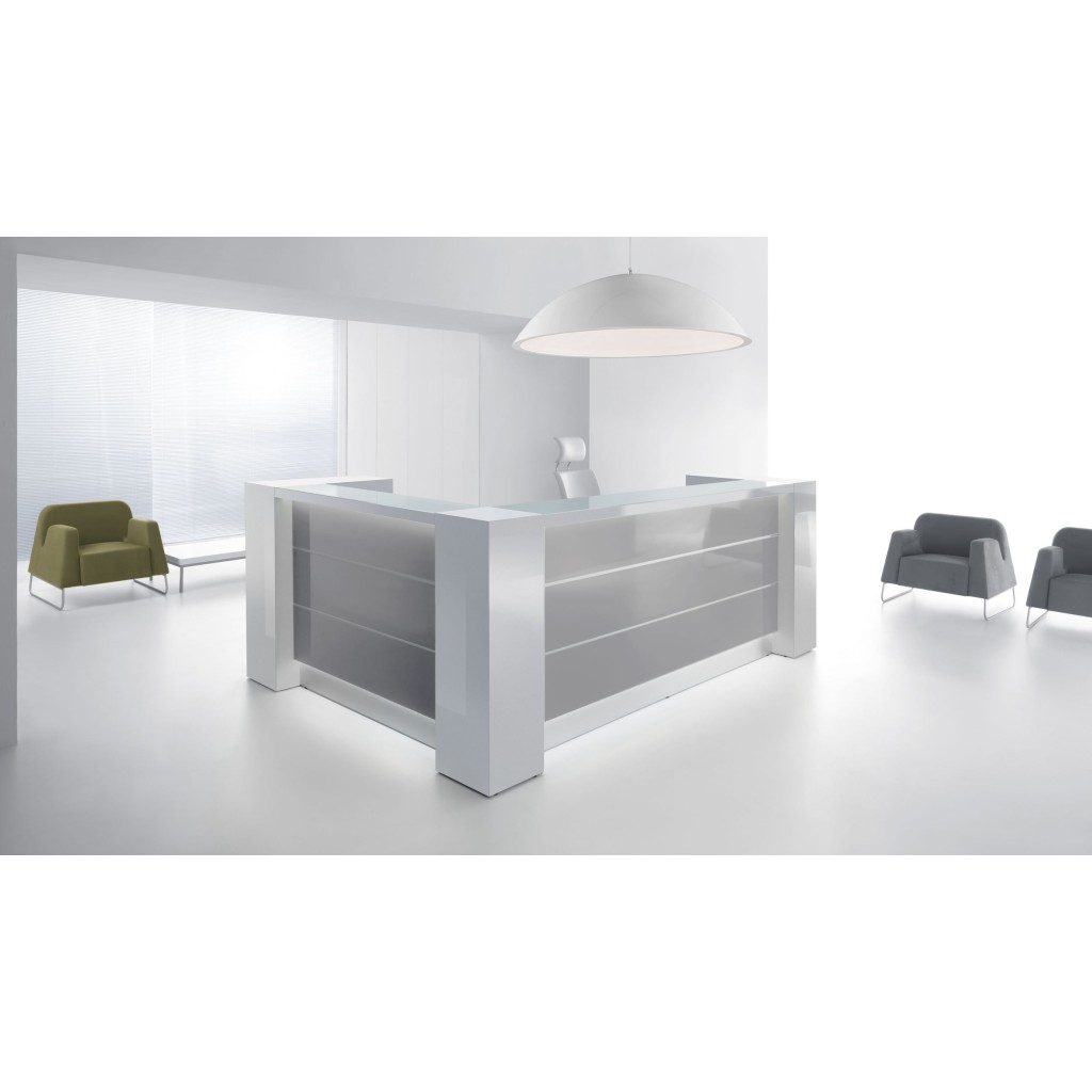 Mostrador de Recepción LAV Rectangular Elegante