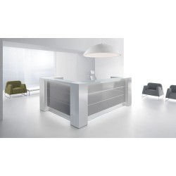 Mostrador de Recepción LAV Rectangular Elegante