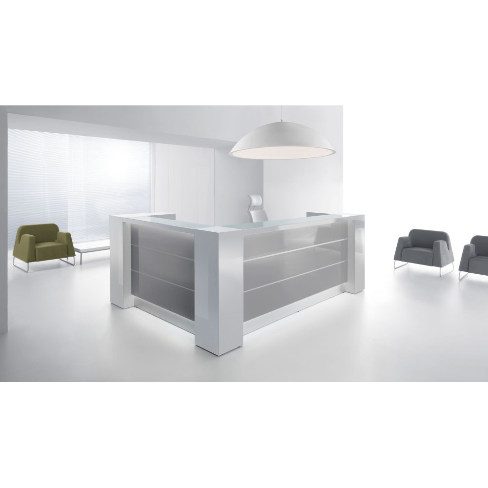 Mostrador de Recepción LAV Rectangular Elegante - -Recepciones