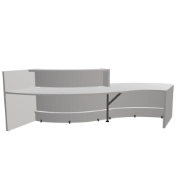 Bureau d'accueil double hauteur LAV design élégant