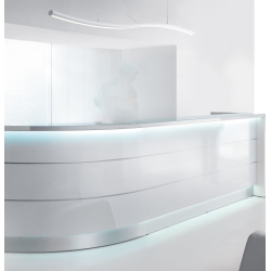 Recepção Final Curvature LAV Design para Clínicas