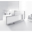 FLO Empfangstheke mit exklusivem Design und Stauraum - -Design-Möbel