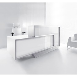 Comptoir de réception FLO design cubiste élégant