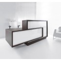 FLO Empfangstheke mit exklusivem Design und Stauraum - -Design-Möbel