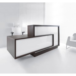 Comptoir de réception FLO design cubiste élégant