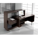 FLO Empfangstheke mit exklusivem Design und Stauraum - -Design-Möbel