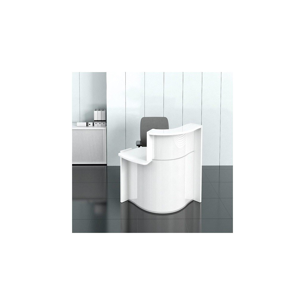 Mesa de Recepção Modular ONDAS para Espaços Pequenos