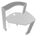 Bureau d'accueil ONDAS pour petits espaces - -La conception de meubles