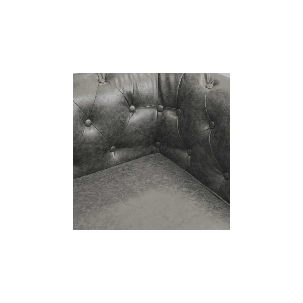 Sillón de Espera Chester Gris 3 Plazas I-medStetic Premium -I-medStetic Premium -Sillones de espera