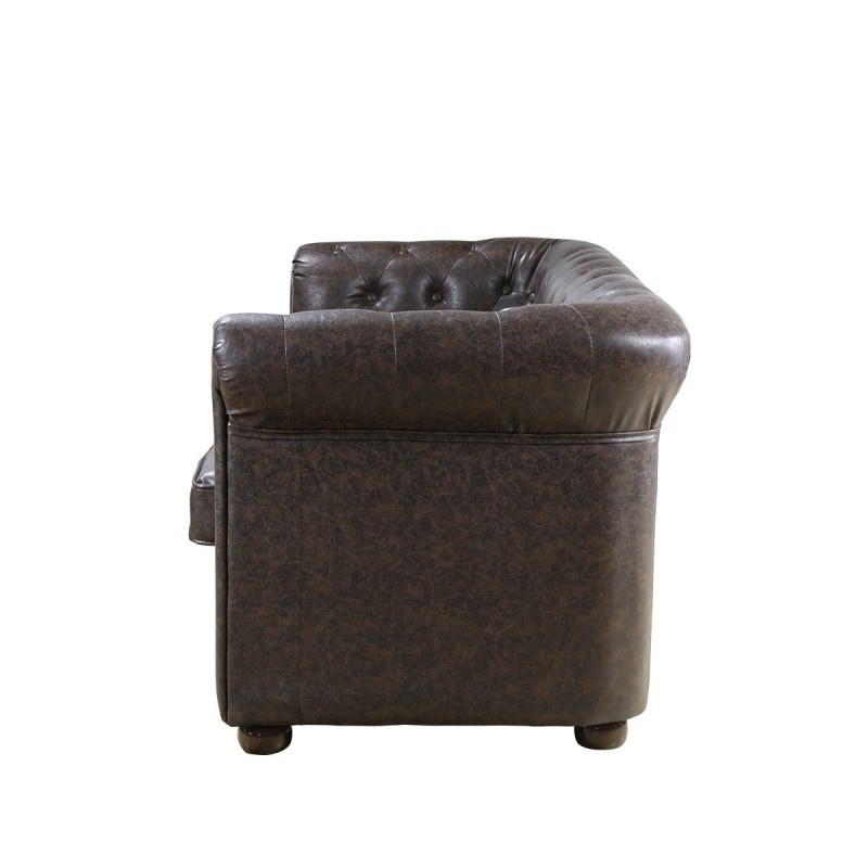 Sillón de Espera Chester Marrón 3 Plazas I-medStetic Premium -I-medStetic Premium -Sillones de espera