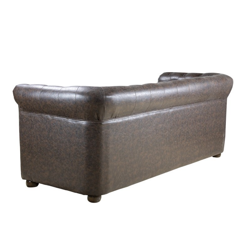 Sillón de Espera Chester Marrón 3 Plazas I-medStetic Premium -I-medStetic Premium -Sillones de espera