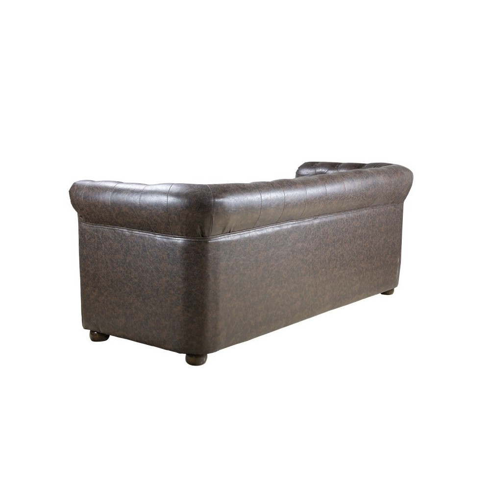 Canapé d'attente Chester Brown 3 places I-medStetic Premium -I-medStetic Premium -Chaises d'attente