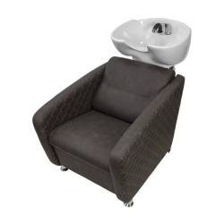 Lavabo Cubo Base NeoBeauty - Lavashampoo professionale con dettagli artigianali