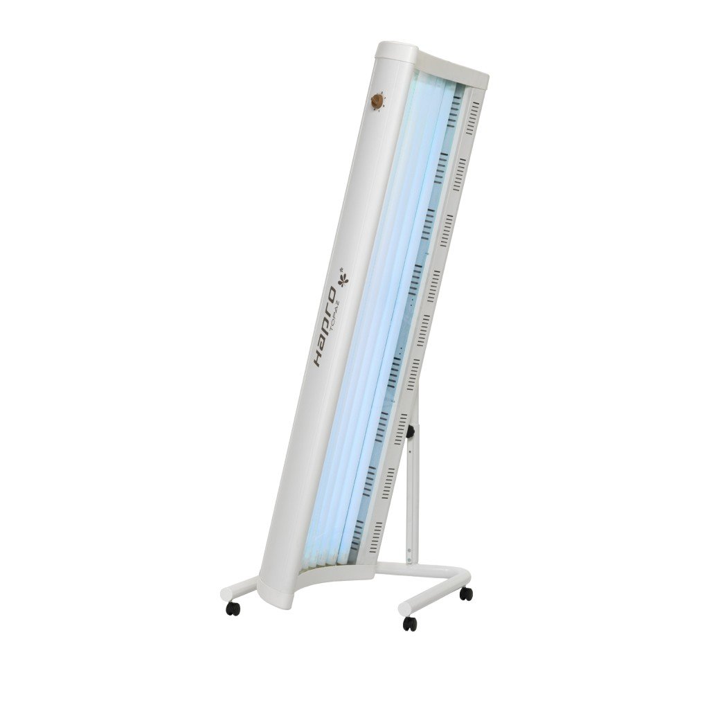Hapro Topaz 12V Full Body Solarium with Facial Bronzer and UV Tubes