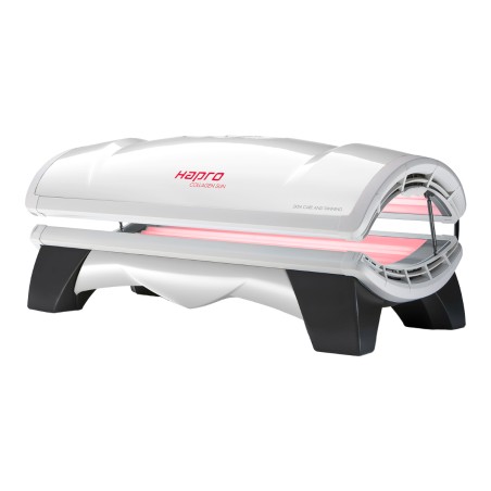 Hapro Collagen&Sun 26/5 Solário profissional 26 lâmpadas corporais e 5 faciais com luz vermelha
