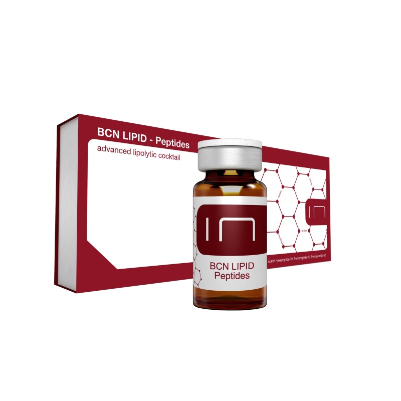 BCN Lipid - Peptide Reduktor Fortgeschritten 5 Fläschchen x 8 ml - Institute BCN - Wirkstoffe für Mesotherapie und Microneedl...