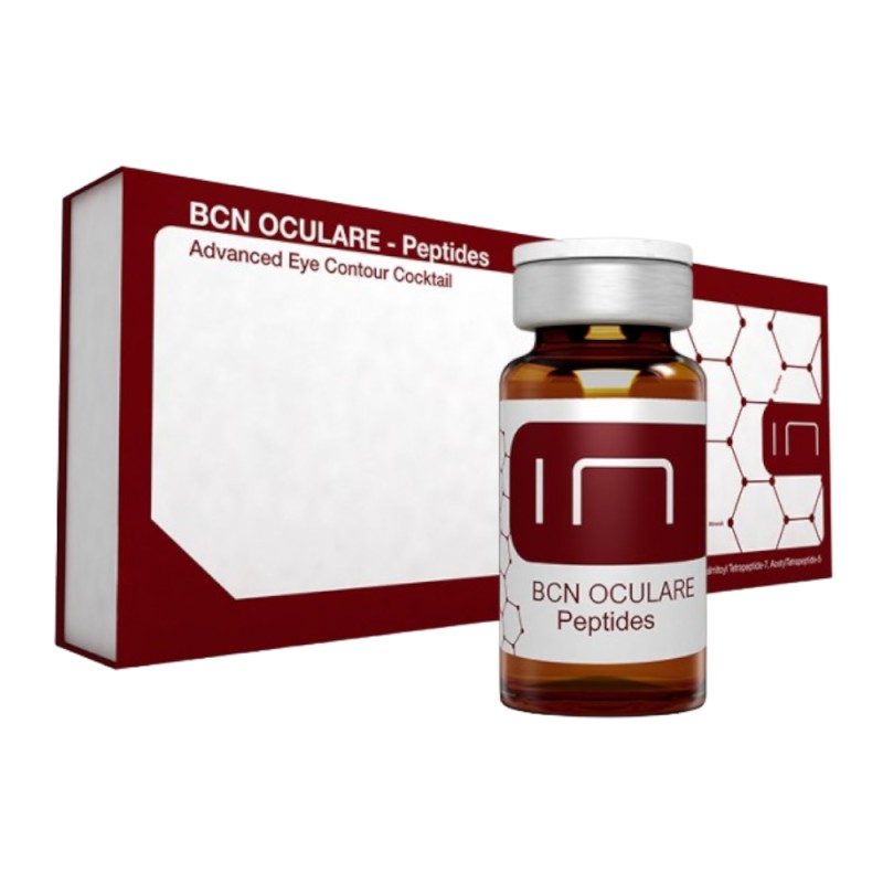 BCN Oculare Peptidi Contorno Occhi 3ml Flacone Scatola 5 flaconi - Institute BCN - Principi attivi mesoterapia microneedling ...