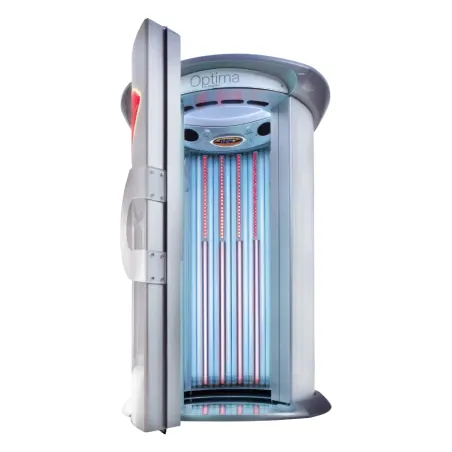 Megasun Tower Optima Solarium con Boosters de Colágeno Rubin