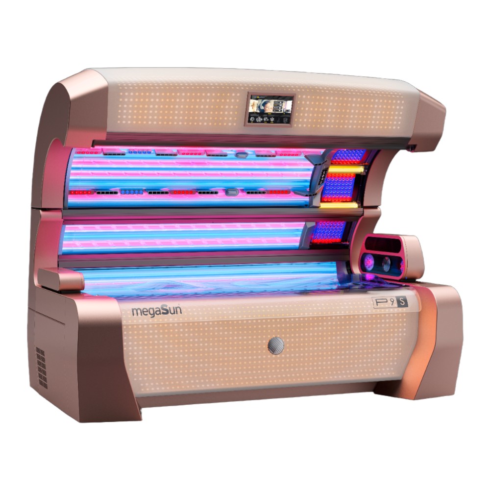 Megasun P9S HybridSun Solarium com LEDs UVA e UVB -Megasun -Megasun Solarium