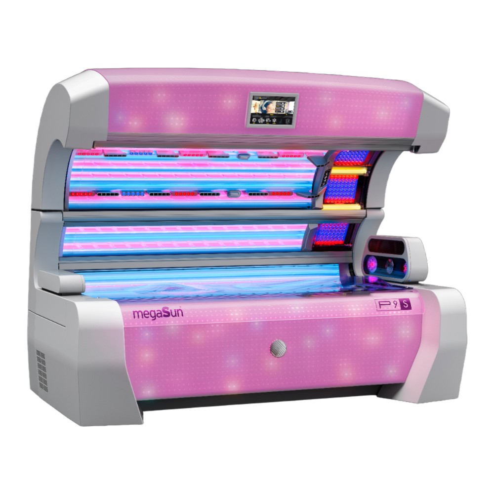 Megasun P9S HybridSun Solarium com LEDs UVA e UVB -Megasun -Megasun Solarium