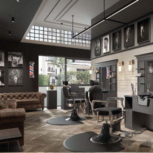 Packs mobilier de barberie