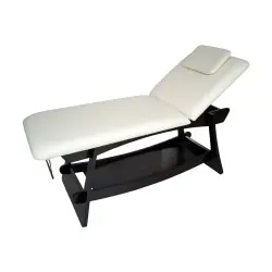 Camilla Spa Fija de Madera Weelko con Respaldo Abatible -Weelko -Camillas y sillones