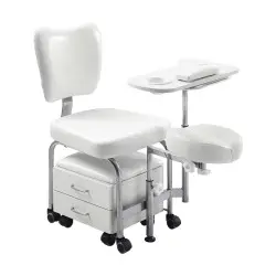 Sillón de Pedicura y Manicura Weelko con Almacenamiento y Bandeja -Weelko -Camillas y sillones