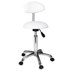 Taburete ergonómico Sfera Plus Weelko con respaldo ovalado -Weelko -Taburetes Estética