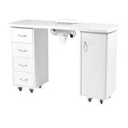 Table de Manucure Istral i-Medstetic avec 4 Tiroirs et Cabinet -i-Medstetic -tables de manucure