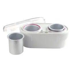 Fundidor doble para cera Weelko 525ml y 825ml con regulador de temperatura -Weelko -Calentadores y fundidores