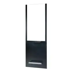 Tocador clásico y elegante de madera negra Weelko 68x23x197,5 -Weelko -Tocadores peluquería