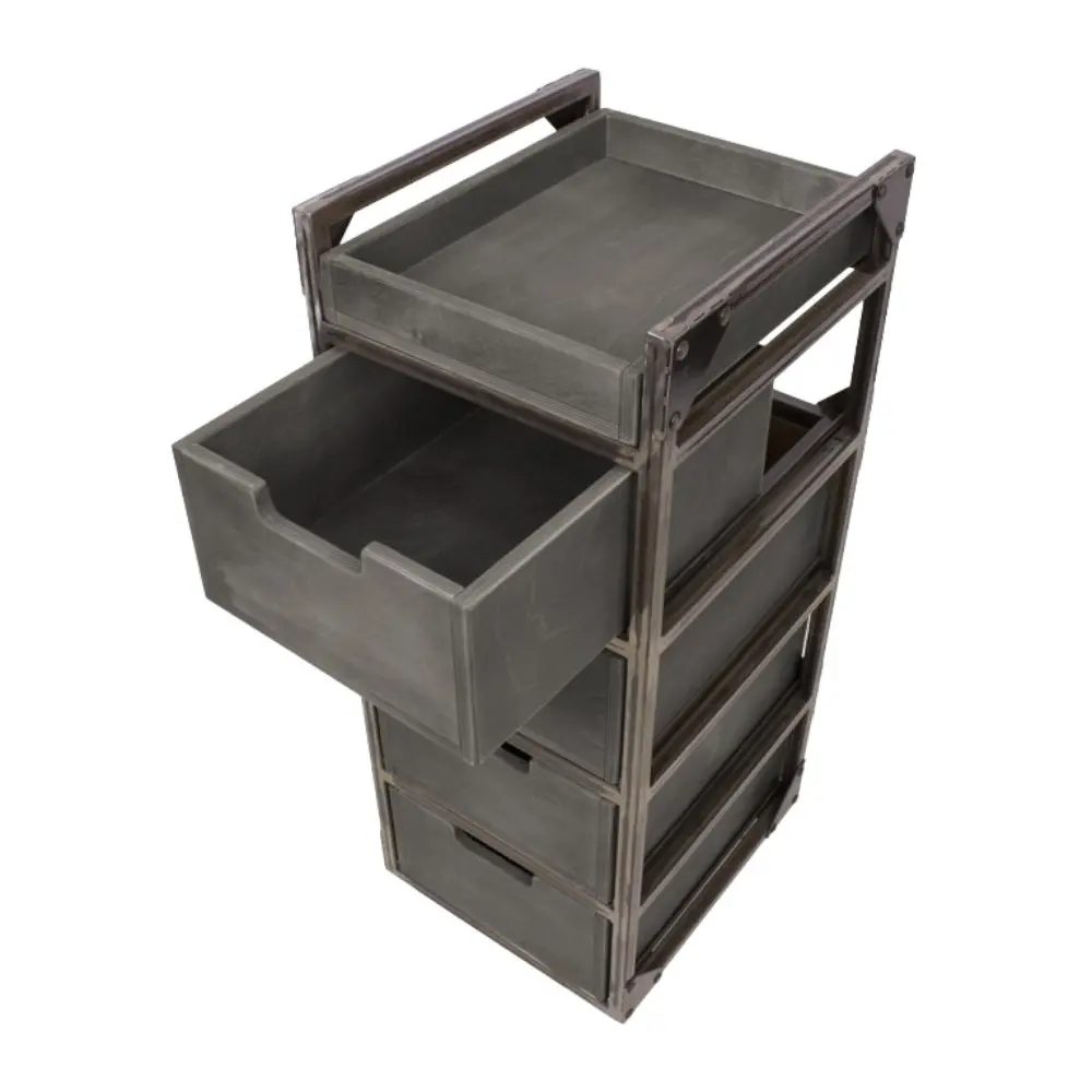 Chariot de Barbier Gris Brixton NeoBeauty -NeoBeauty -Chariots de barbier