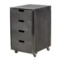 City Barbershop Trolley grau -NeoBeauty -Friseurwagen