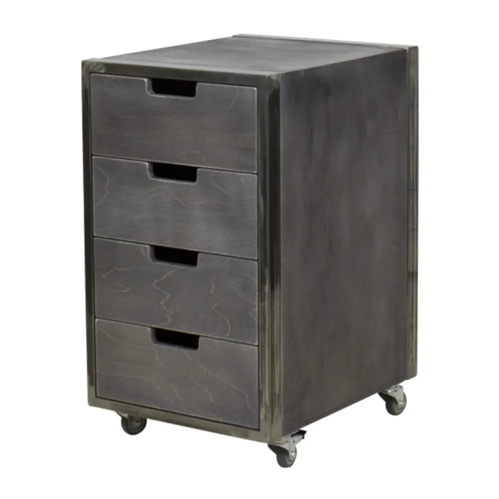 City Barbershop Trolley grau -NeoBeauty -Friseurwagen