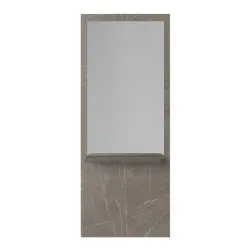 Tocador NeoBeauty Sven wengué con espejo clásico 70x20x175 cm -NeoBeauty -Tocadores peluquería