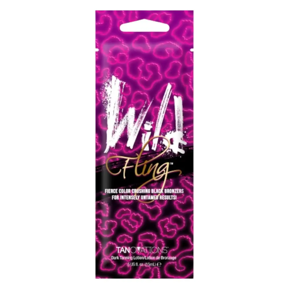 Wild Fling Packet Tanovations, accélérateur de bronzage pour solarium. -Tanovations -Sachets à dose unique