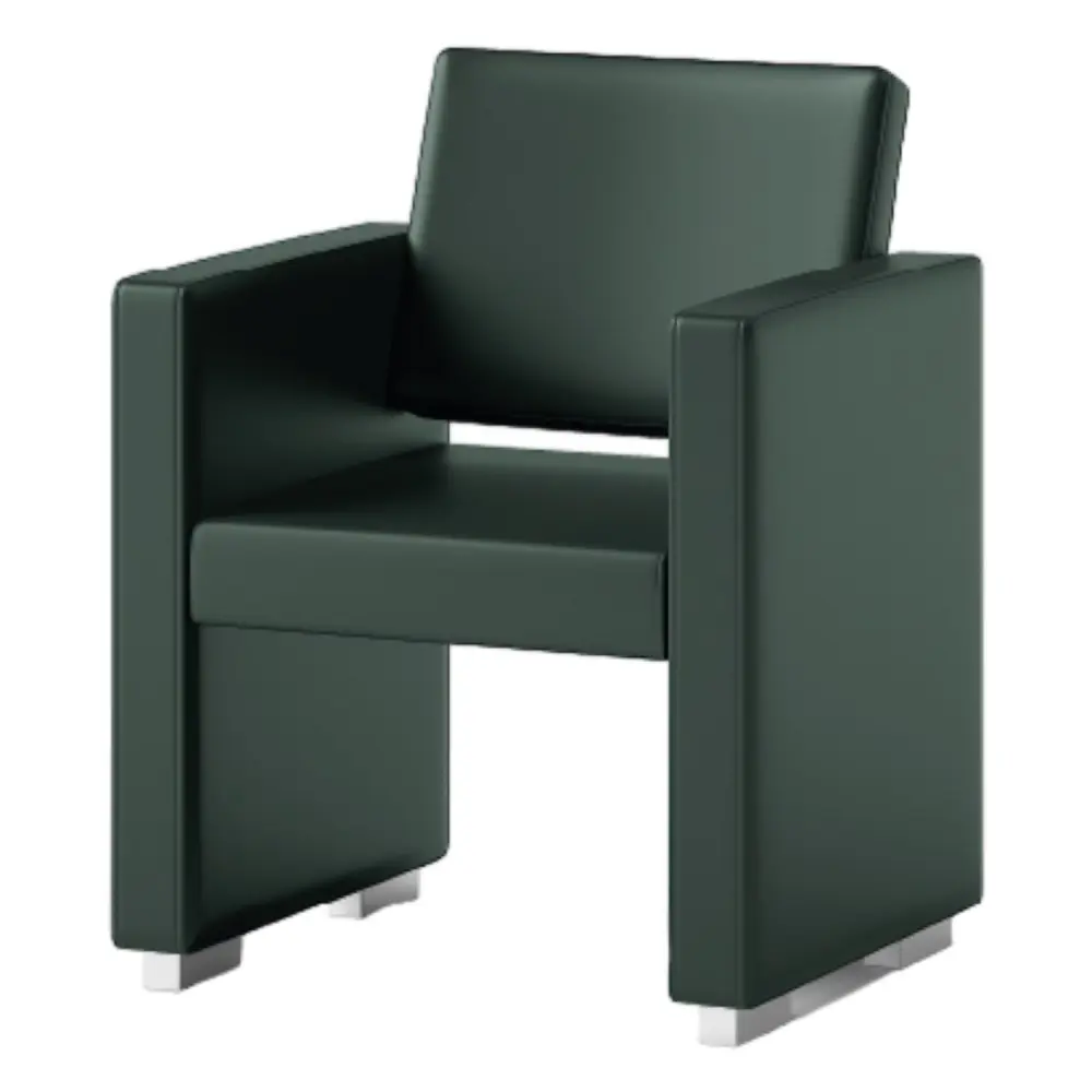 Chaise d'attente Atica personnalisable pour salon de coiffure - -Chaises d'attente